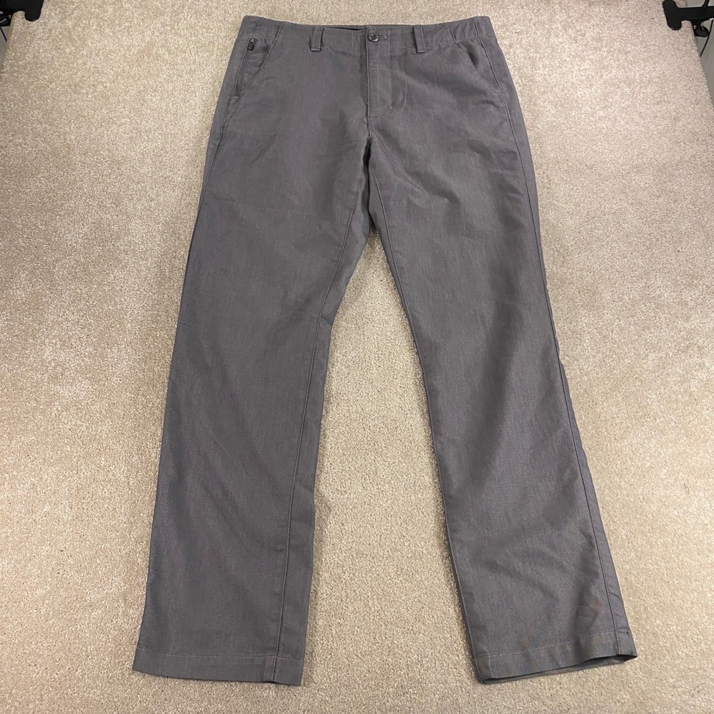 Eddie Bauer Pants Mens 34x34 Gray Stretch Straight Leg Technical Outdoor Utility